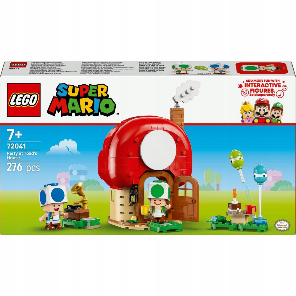 Lego Mario Toad a domácí auto 72041