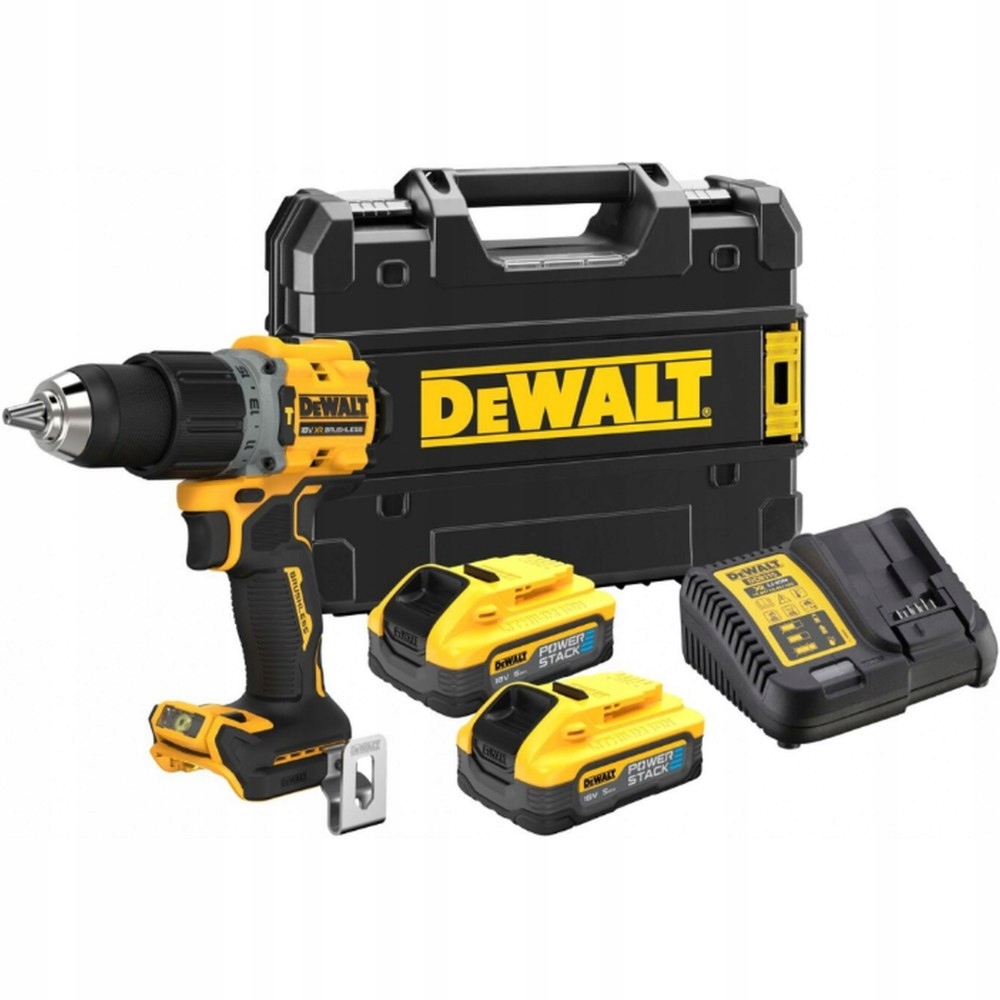 Akumulatorowa wiertarko-wkrętarka udarowa 18V Xr 2x5,0Ah walizka DeWalt