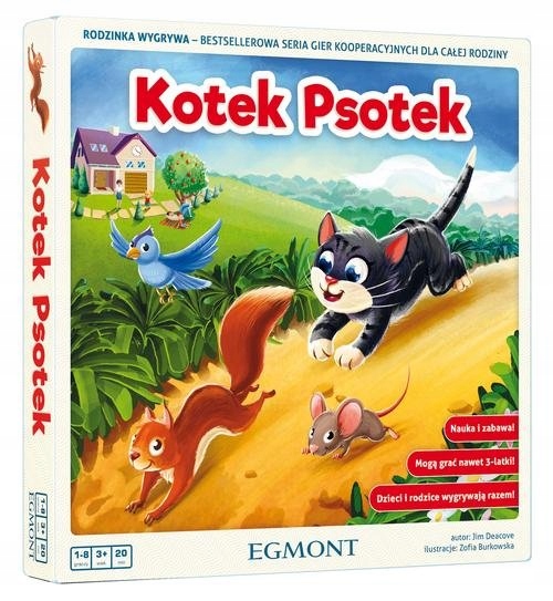 

Kotek Psotek Gra rodzinna dla dzieci od 3 lat