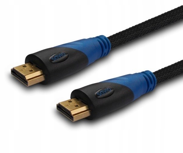 Kabel Savio cl-49 (hdmi M Hdmi M; 5m; kolor czarny)