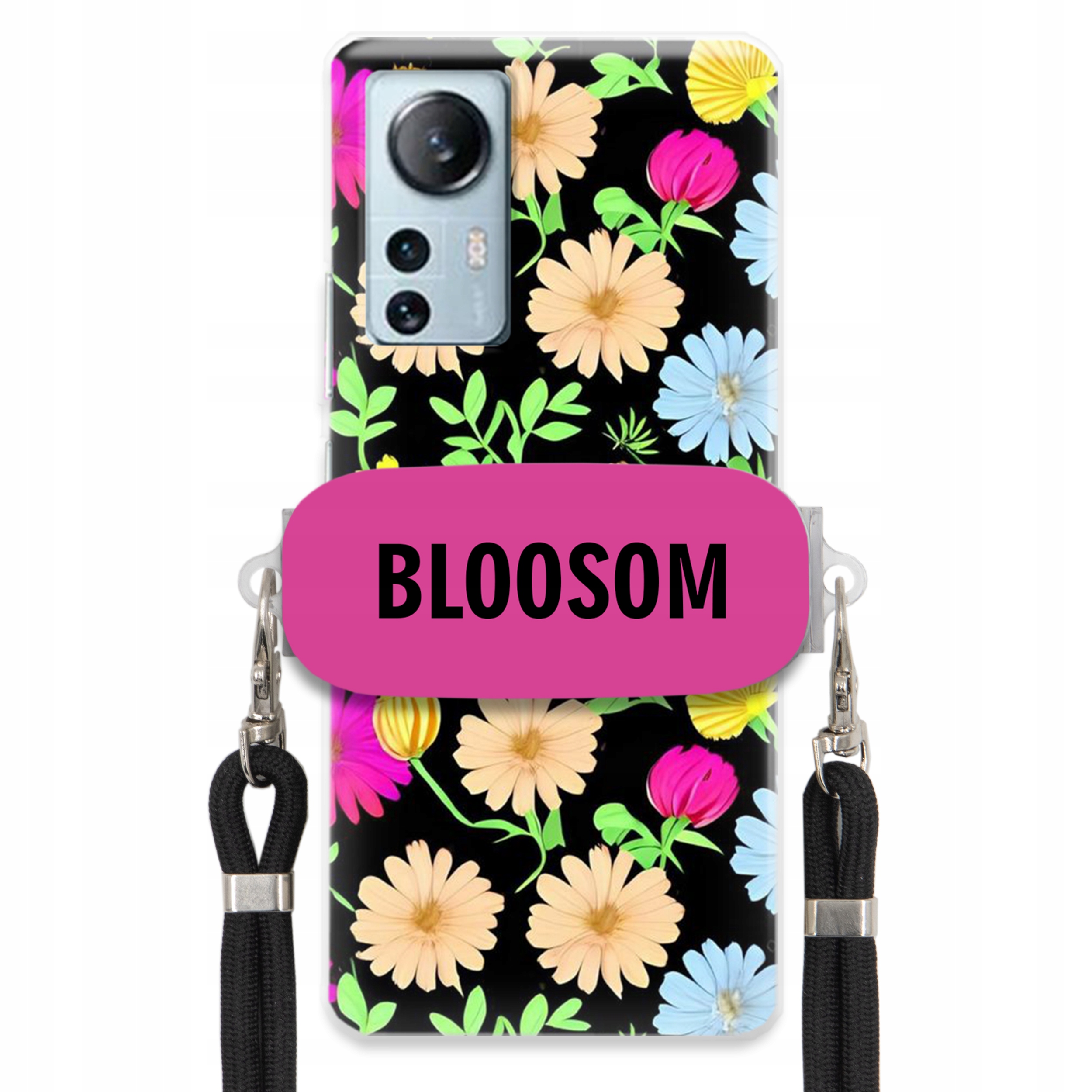Pouzdro Držák Crossbody Pro Xiaomi 12 Lite Kryt Pouzdro Květiny Bloosom Flower