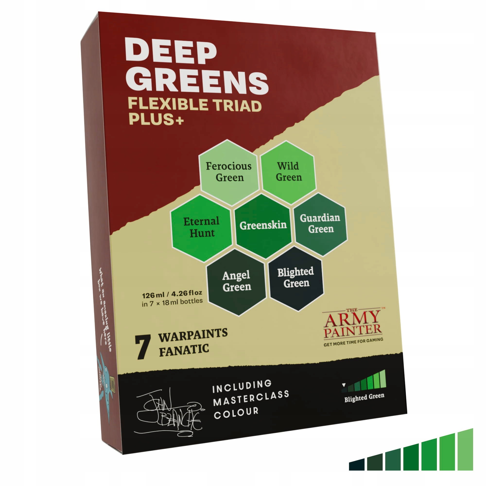 The Army Painter Warpaints Fanatic: Deep Greens Triad Plus