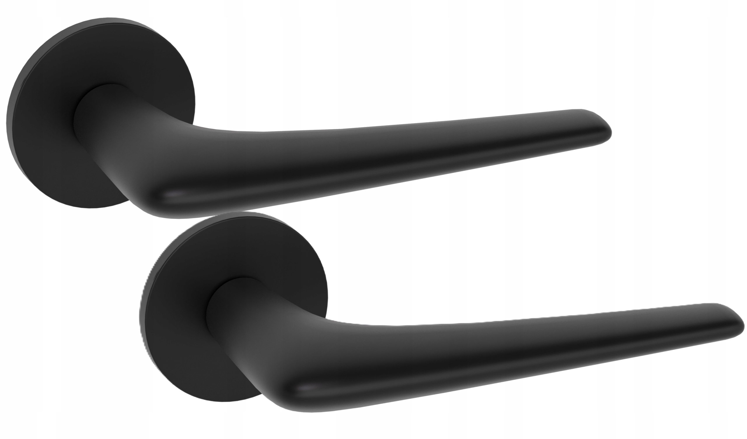 Nomet Klika Alambre slim černá matná P61 kulatá