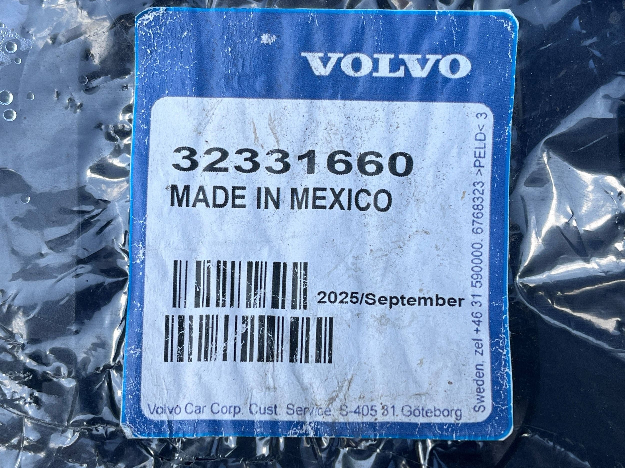 VOLVO EX90 24- console WIAZKI LADOWANIA 32331660