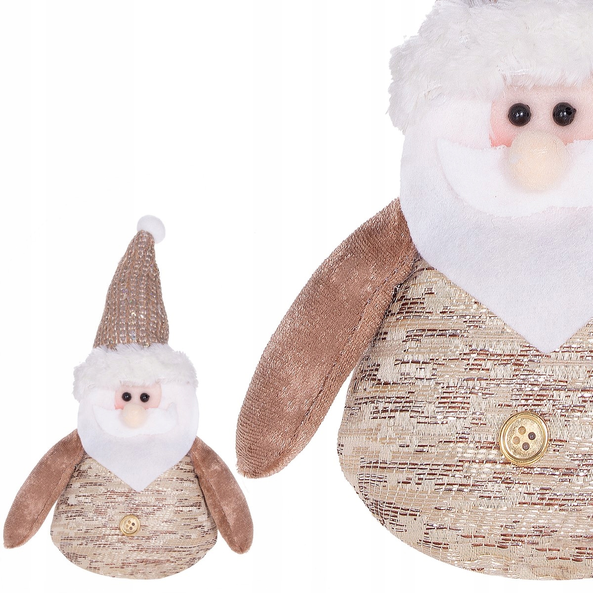 MIKOŁAJ ŚWIĄTECZNY DEKORACJA PREZENT FIGURKA 22cm