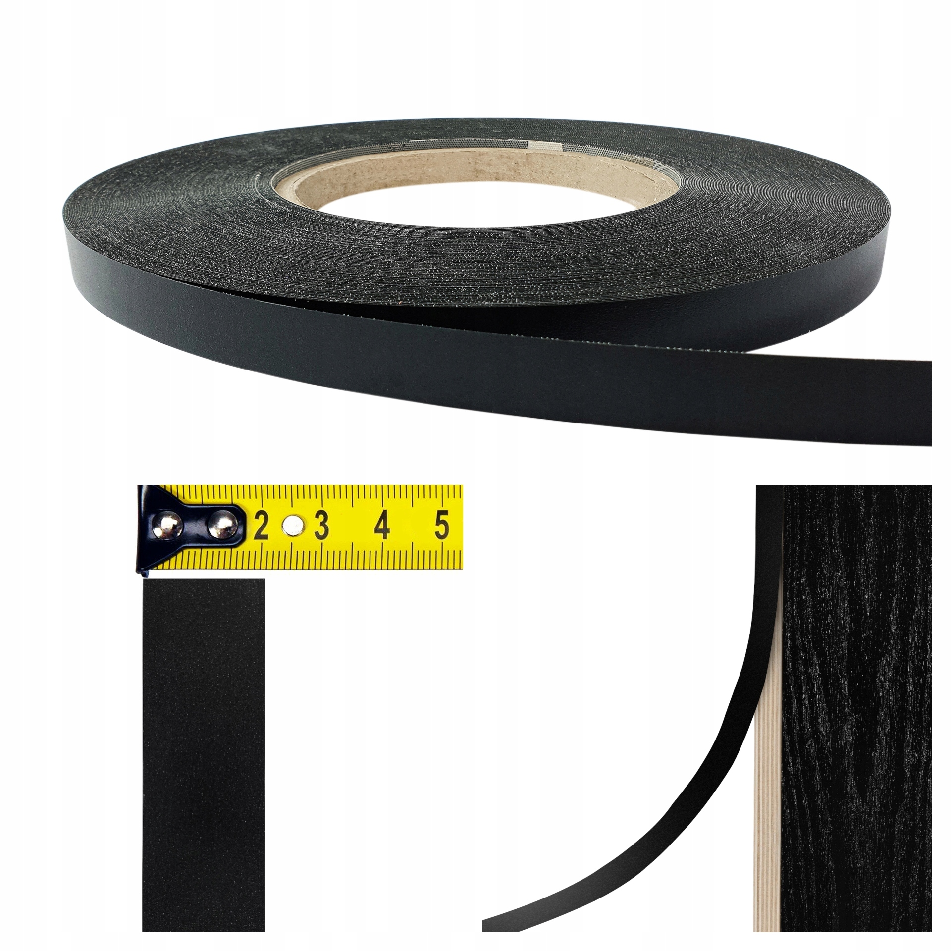 

Obrzeże Meblowe Czarne Rolka Szer 21mm Okleina