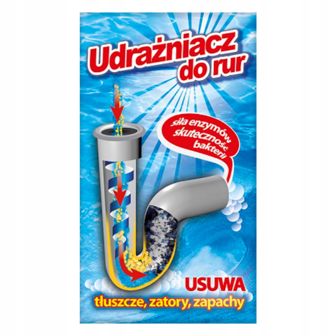 

Bezpieczny Udrażniacz Kanalizacji Enzymy Saszetka