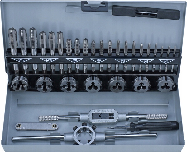 Sada Závitníkov A Metrických Narezačov M3-M12