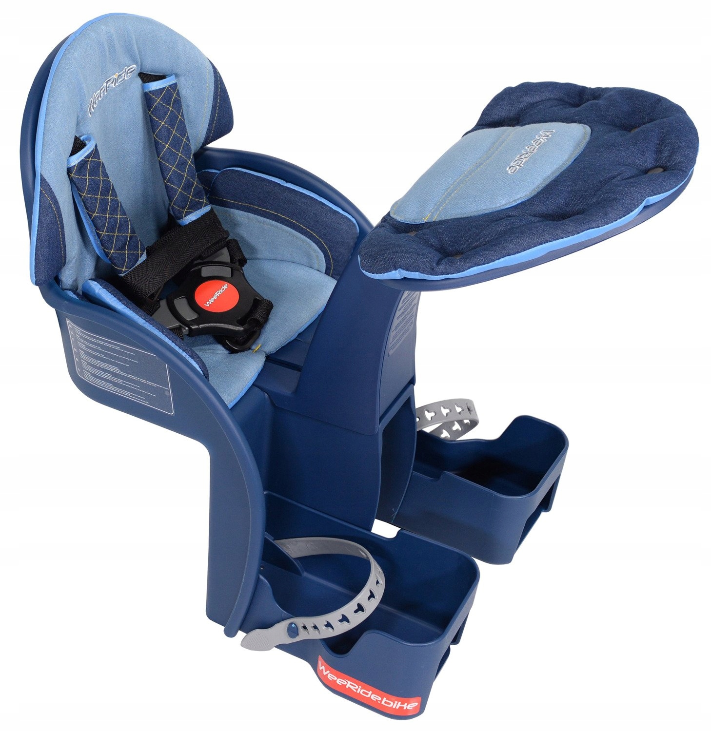 Weeride Fotelik Rowerowy Przedni Centralny Safe Front Deluxe Ltd Denim