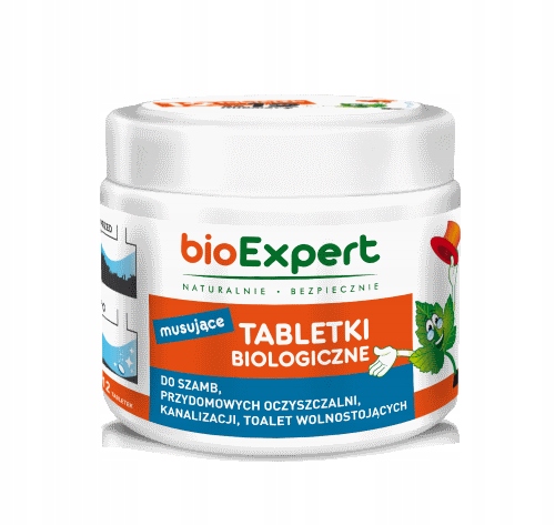 12 szt | Musujące tabletki biologiczne bioExpert