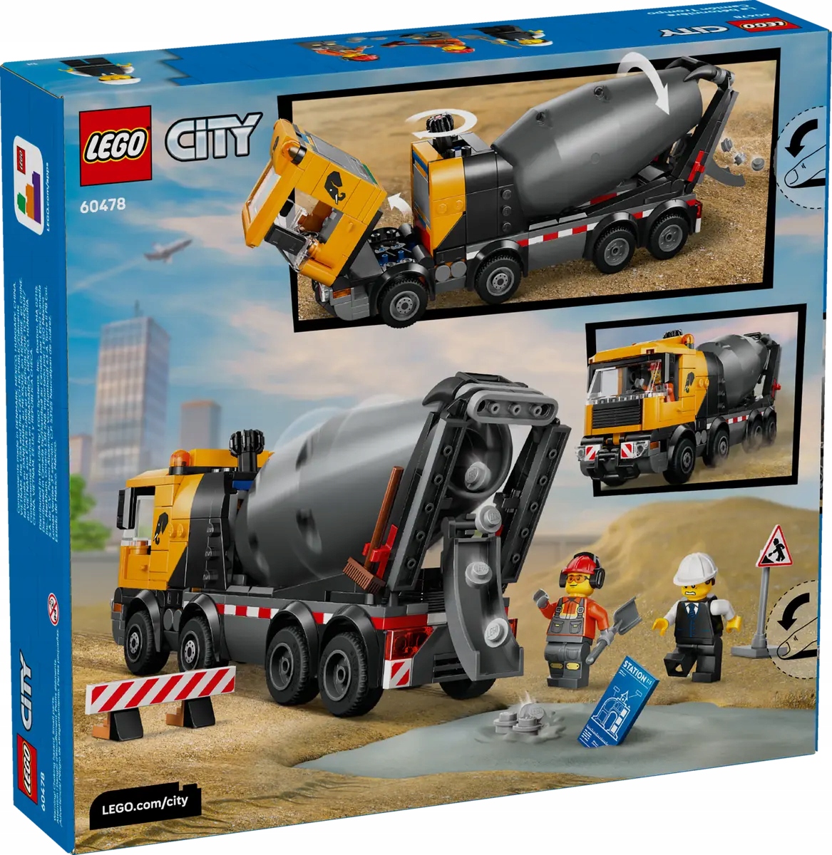 60478 Lego City Domíchávač Betonu