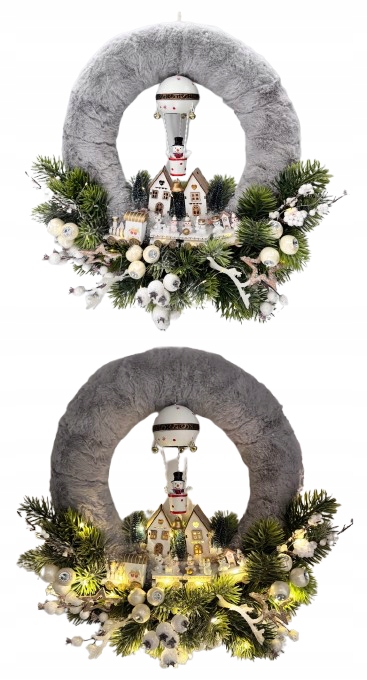 Zimní věnec, dekorace, Vánoce