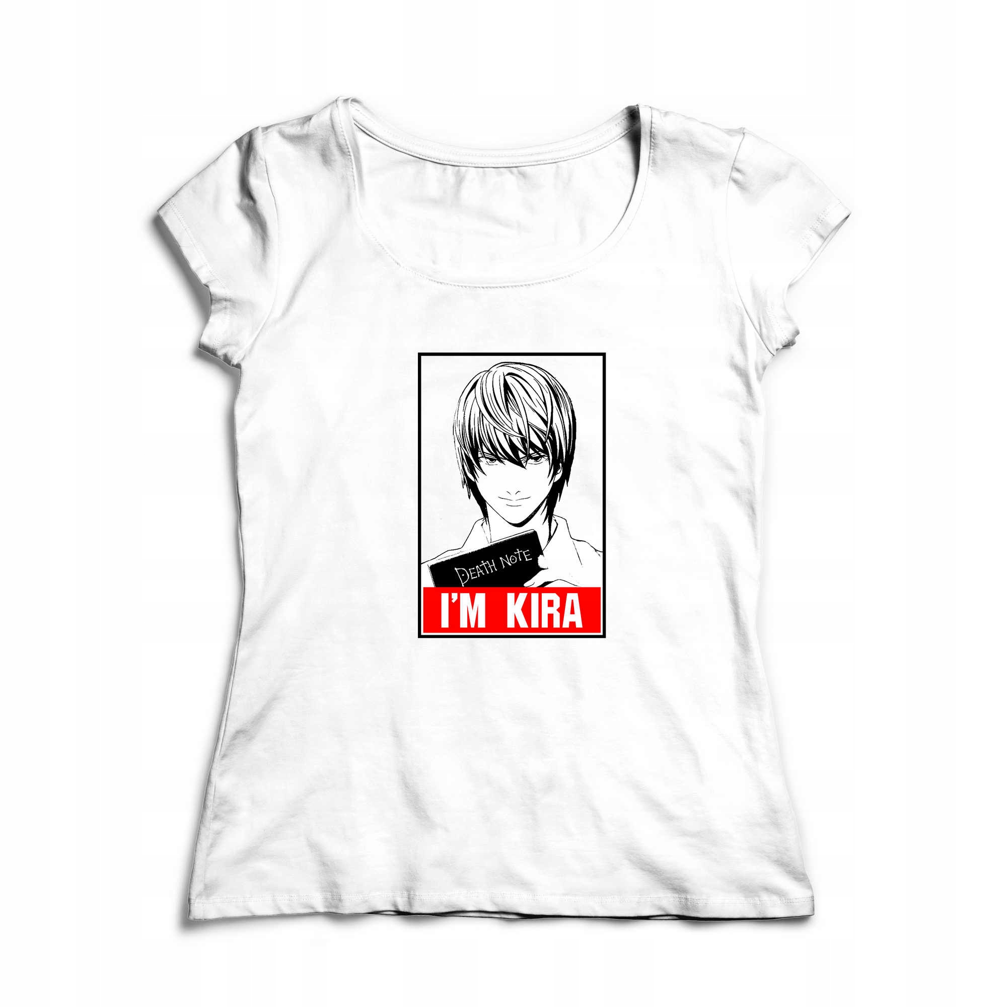 

Koszulka Death Note Manga Anime Prezent Damska L