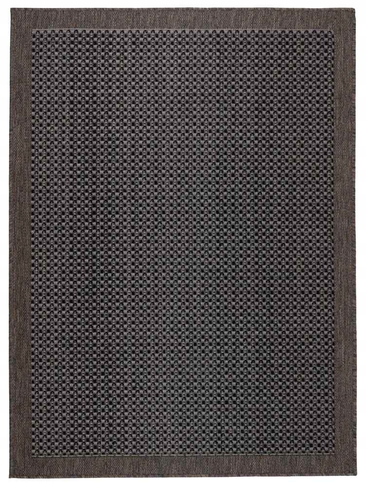 Expresní nový venkovní Koberec hladký antracit 120x160cm