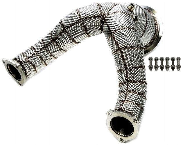 06AU017 - AUDI S4 B9 Quattro Downpipe з каталітичним нейтралізатором