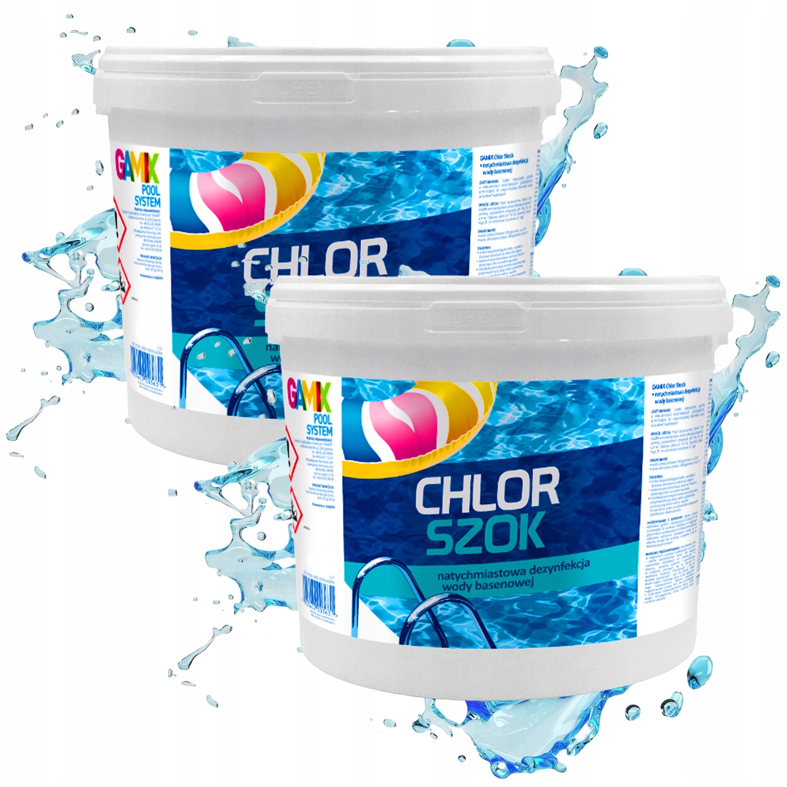 Gamix Chlor Szok Do Basenu Jacuzzi Spa Środek Aktywny Chemia Basenowa 10kg