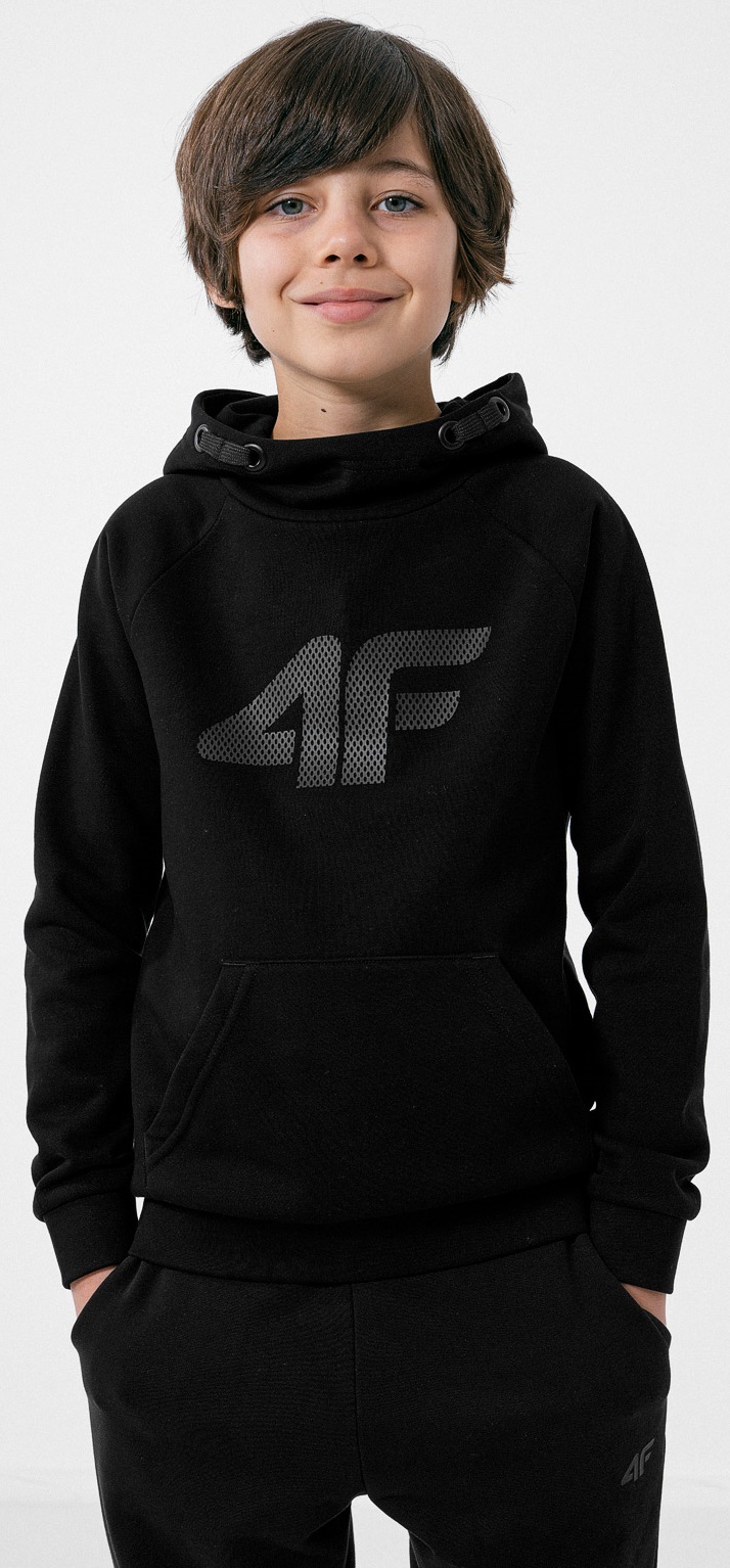 4F BLUZA CHŁOPIĘCA SPORTOWA HJZ22 JBLM002 134 Materiał dominujący inny