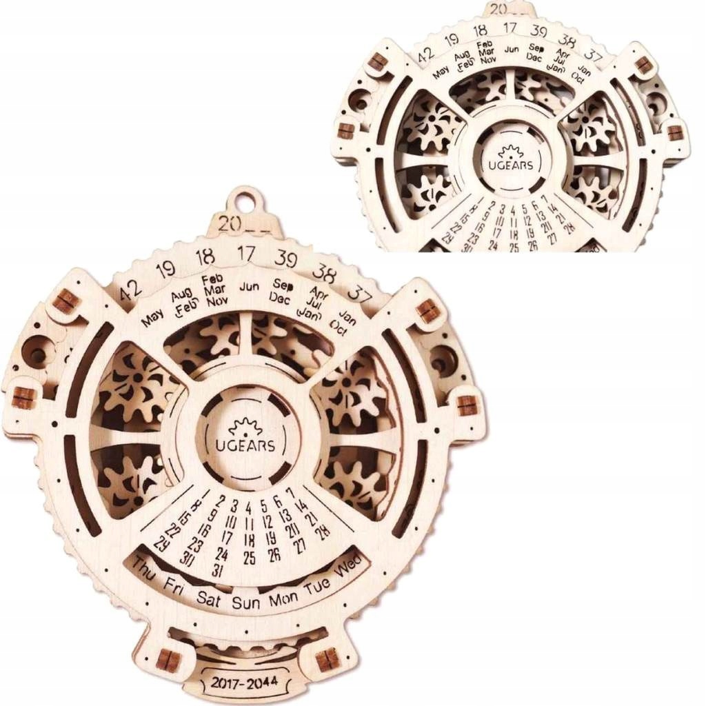 

Kalendarz Ugears drewniane Puzzle 3D model 24 el