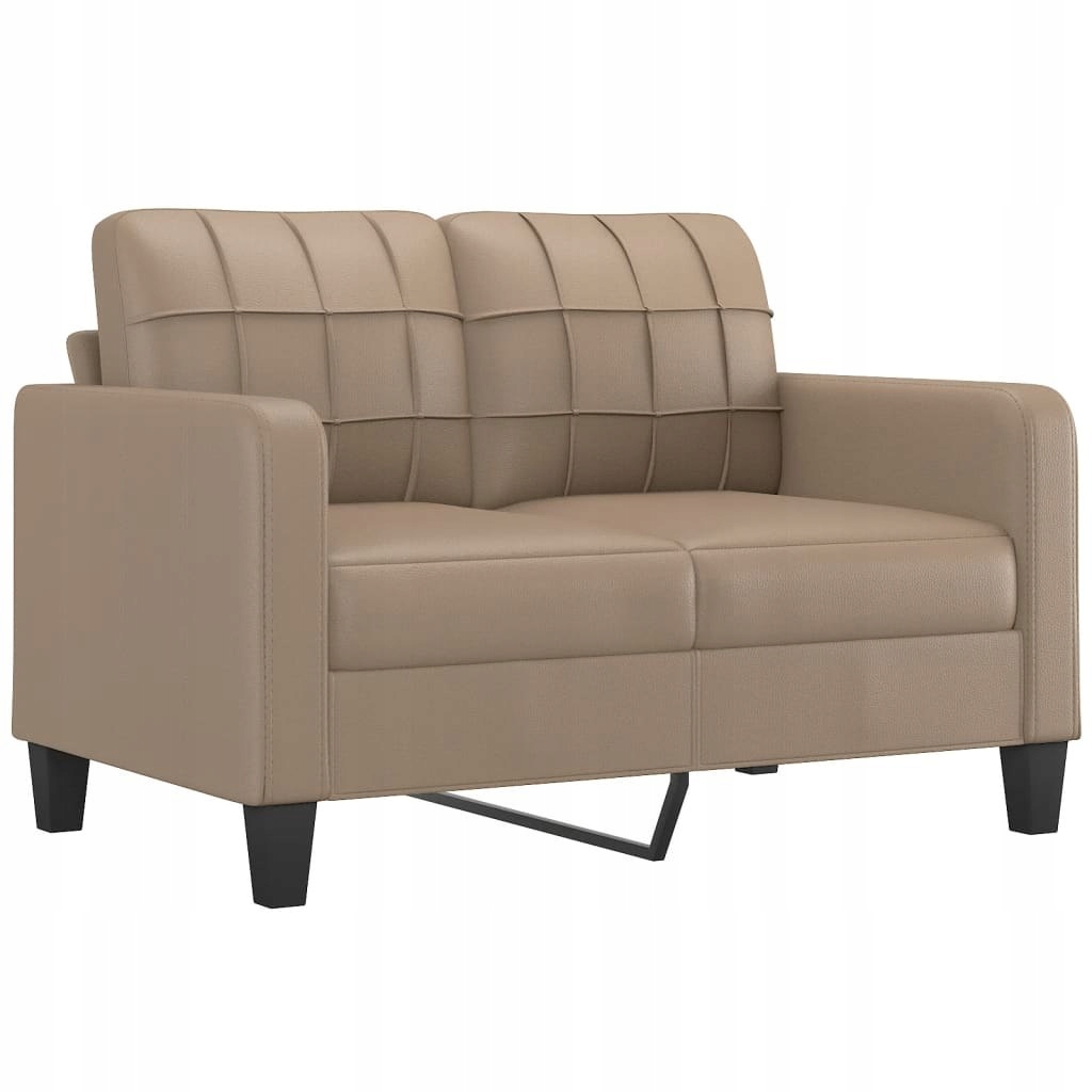 2-OSOBOWA SOFA KOLOR CAPPUCCINO 120CM SZTUCZNA SKÓRA