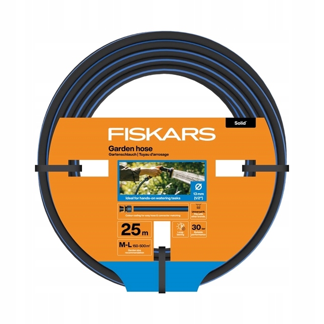 Fiskars Wąż Ogrodowy Solid 13MM 1/2"25M 1076060