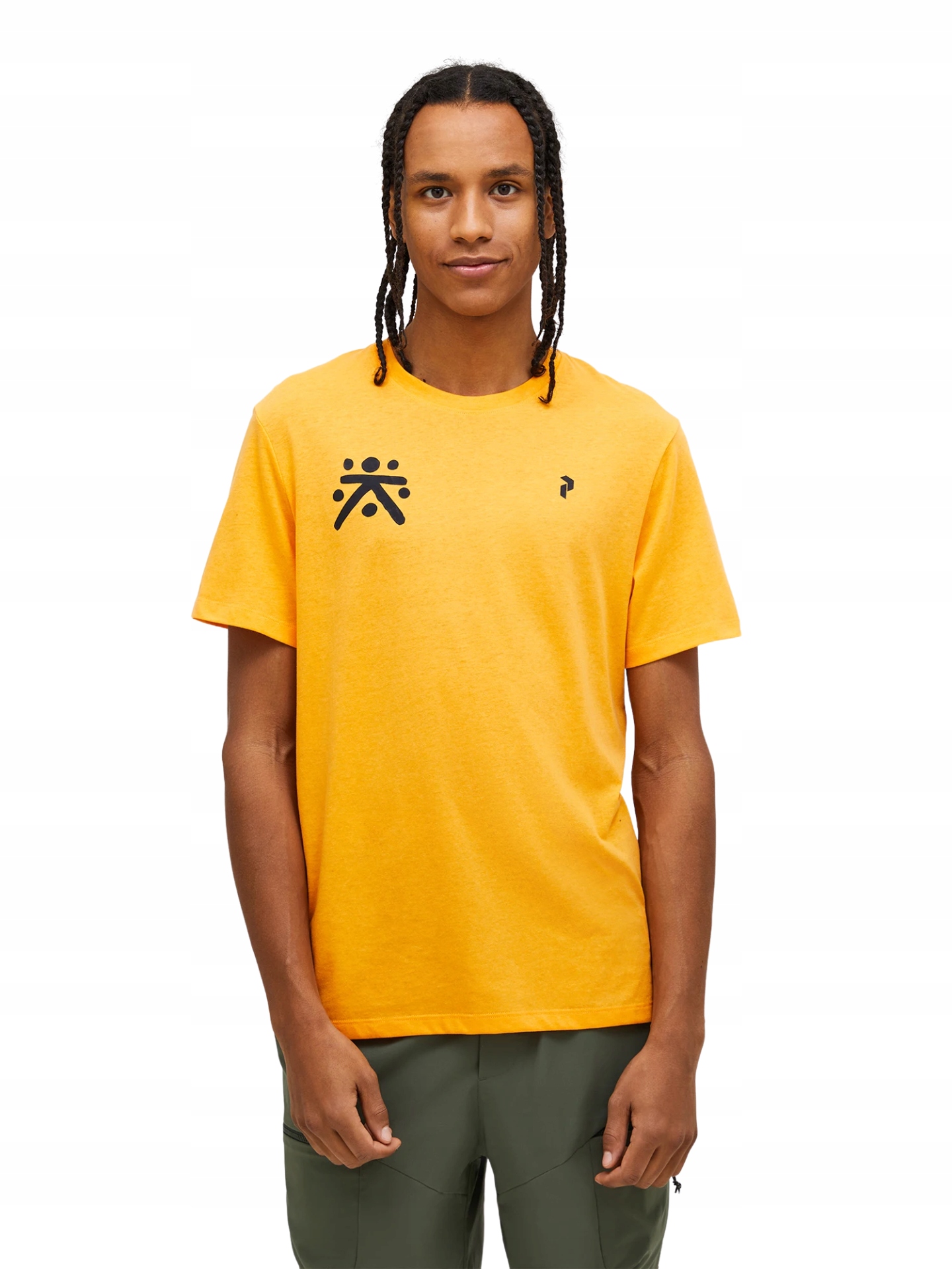 Tričko Peak Performance pánské Explore Graphic Tee oranžové S