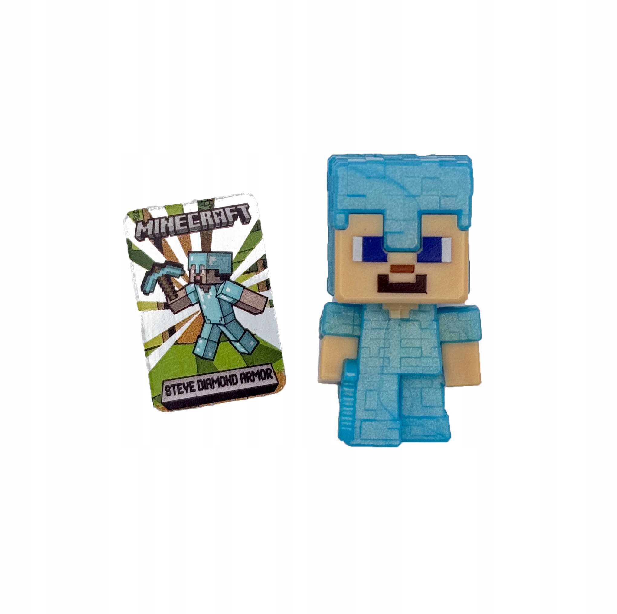 Figurka STEVE Minecraft Kinder Joy VC314 + token