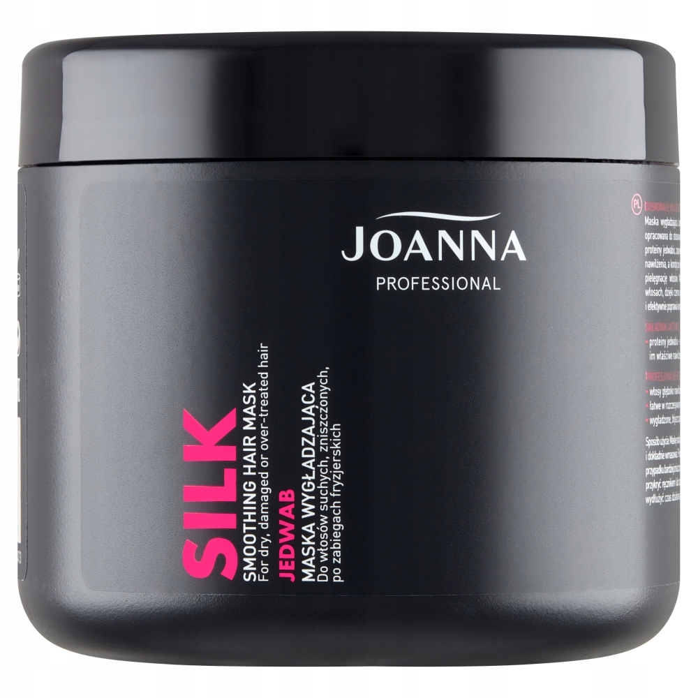 

Joanna Silk maska wygładzająca z jedwabiem 500g