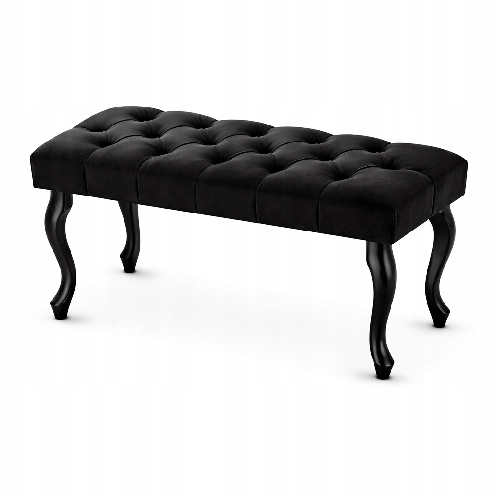 Čalúnená lavica Chesterfield, glamour, prešívaná, farby 80 cm