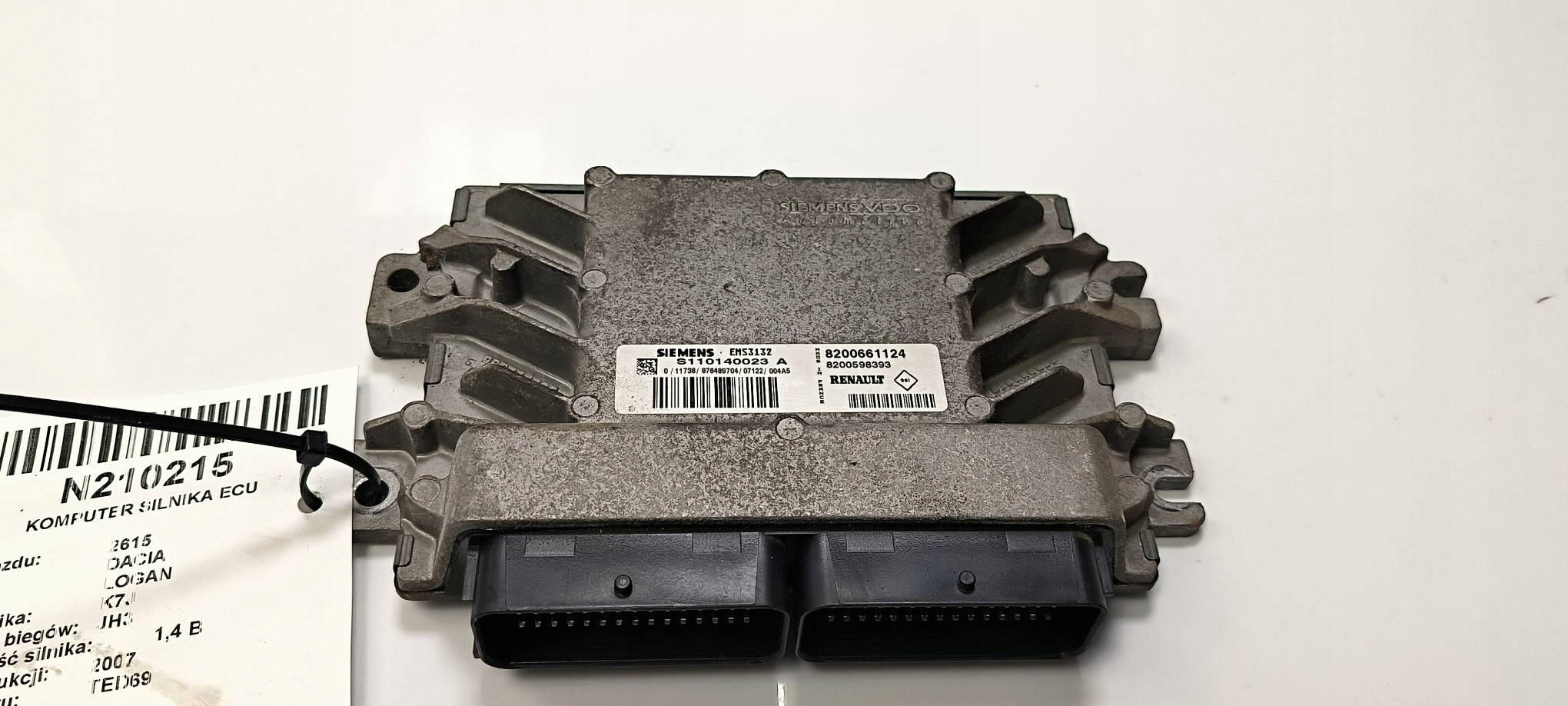 computer Motore ECU 8200661124 1.4 DACIA LOGAN