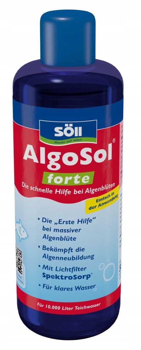 

Soll Algosol 500 ML Forte Osłabia Rozwój Glonów