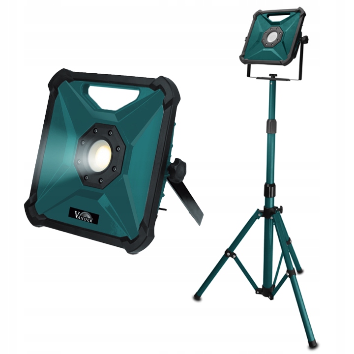 АККУМУЛЯТОРНАЯ СВЕТОДИОДНАЯ ЛАМПА ДЛЯ МАСТЕРСКОЙ COB + ШТАТИВ