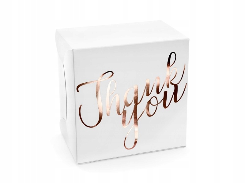 

Pudełko Na Ciasto "Thank You" Rose Gold