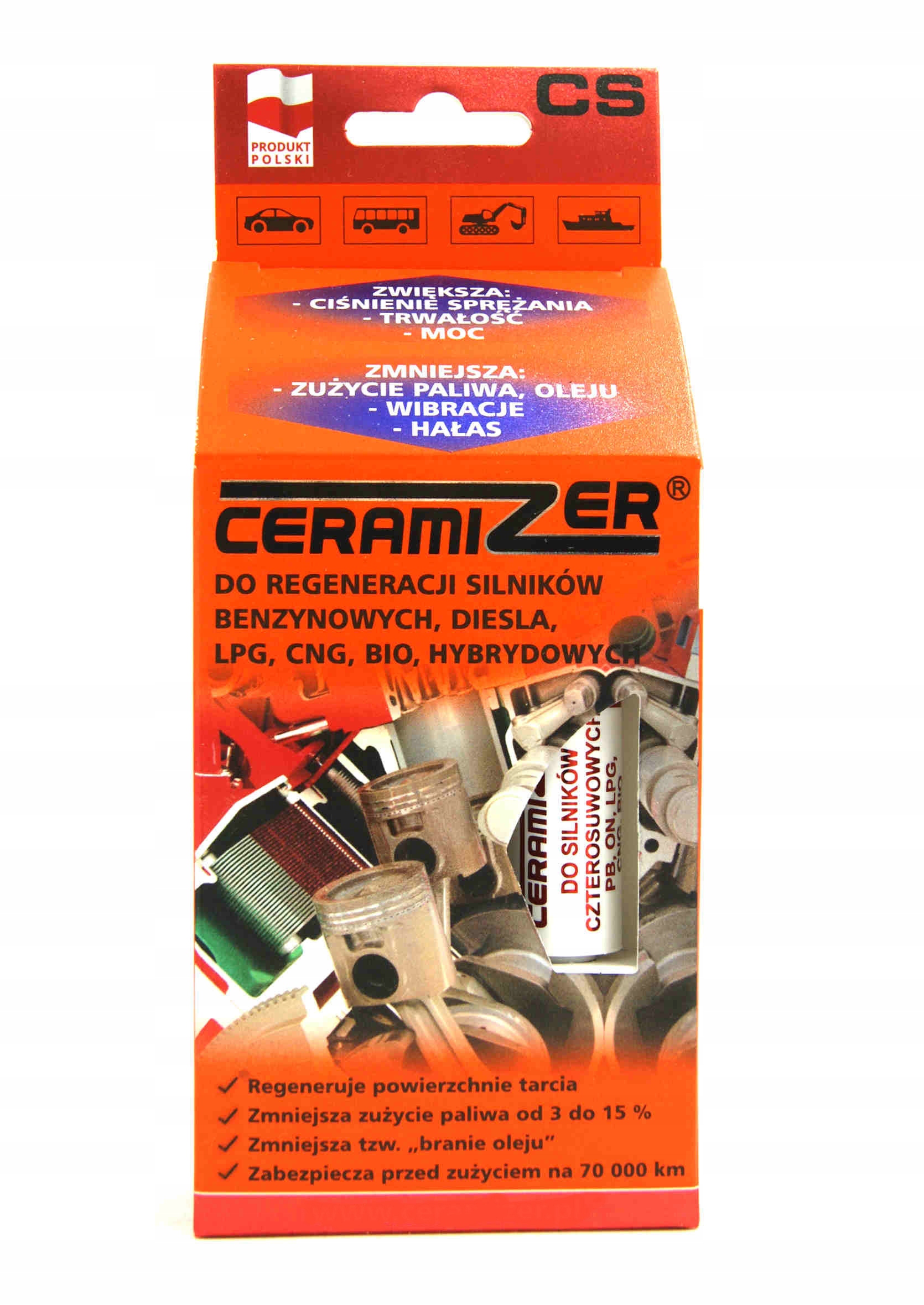 

Ceramizer Cs dodatek do regeneracji silnika