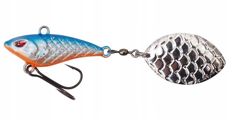 D Wobler M-tail Z Obrotowym Ogonkiem 12g Blue MI