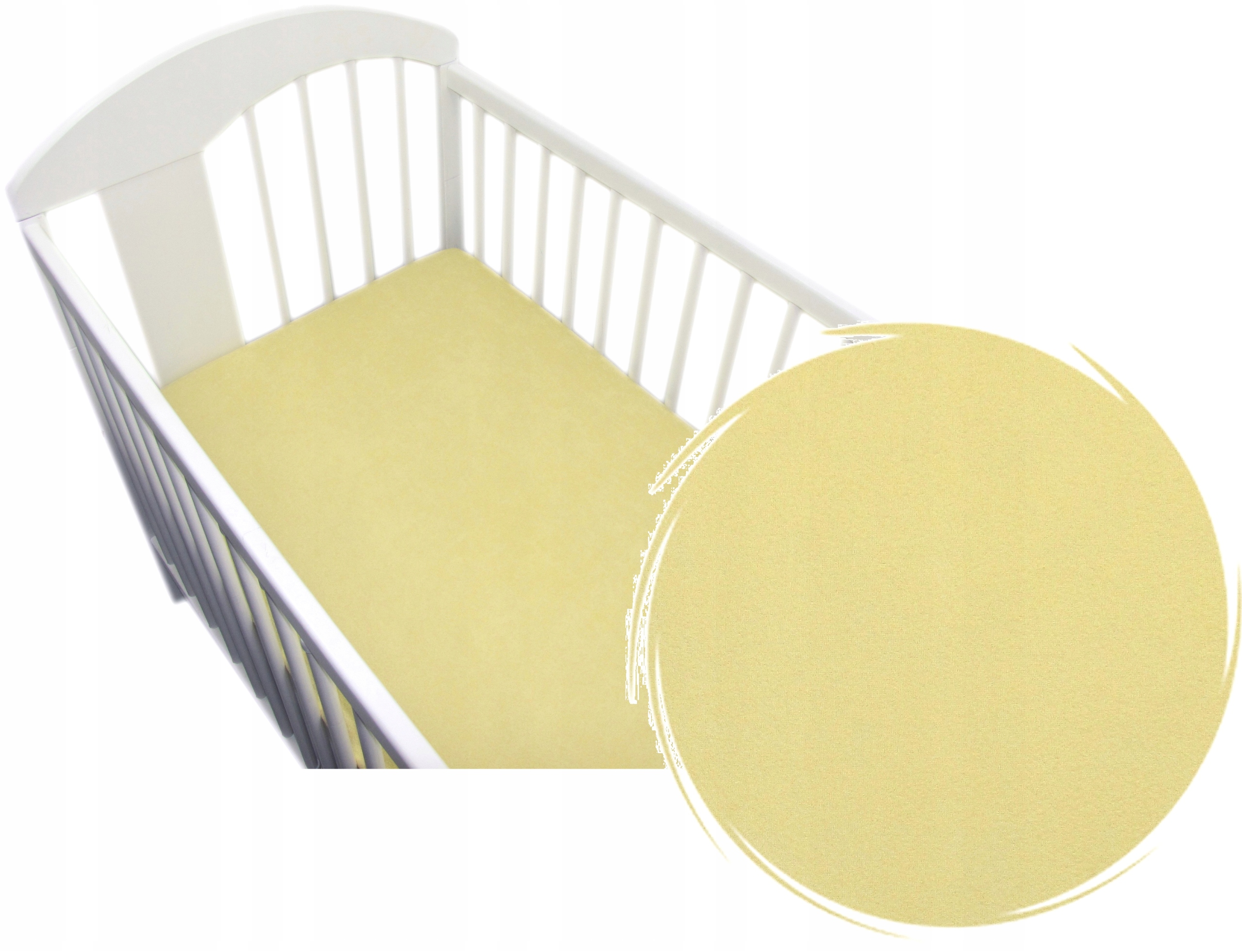 

Prześcieradło Do Łóżeczka 120x60 Frotte Z Gumką