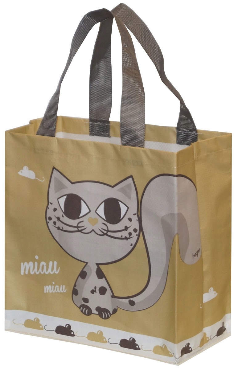 

Ecru torba w kotki Torba Na Zakupy młodzieżowa