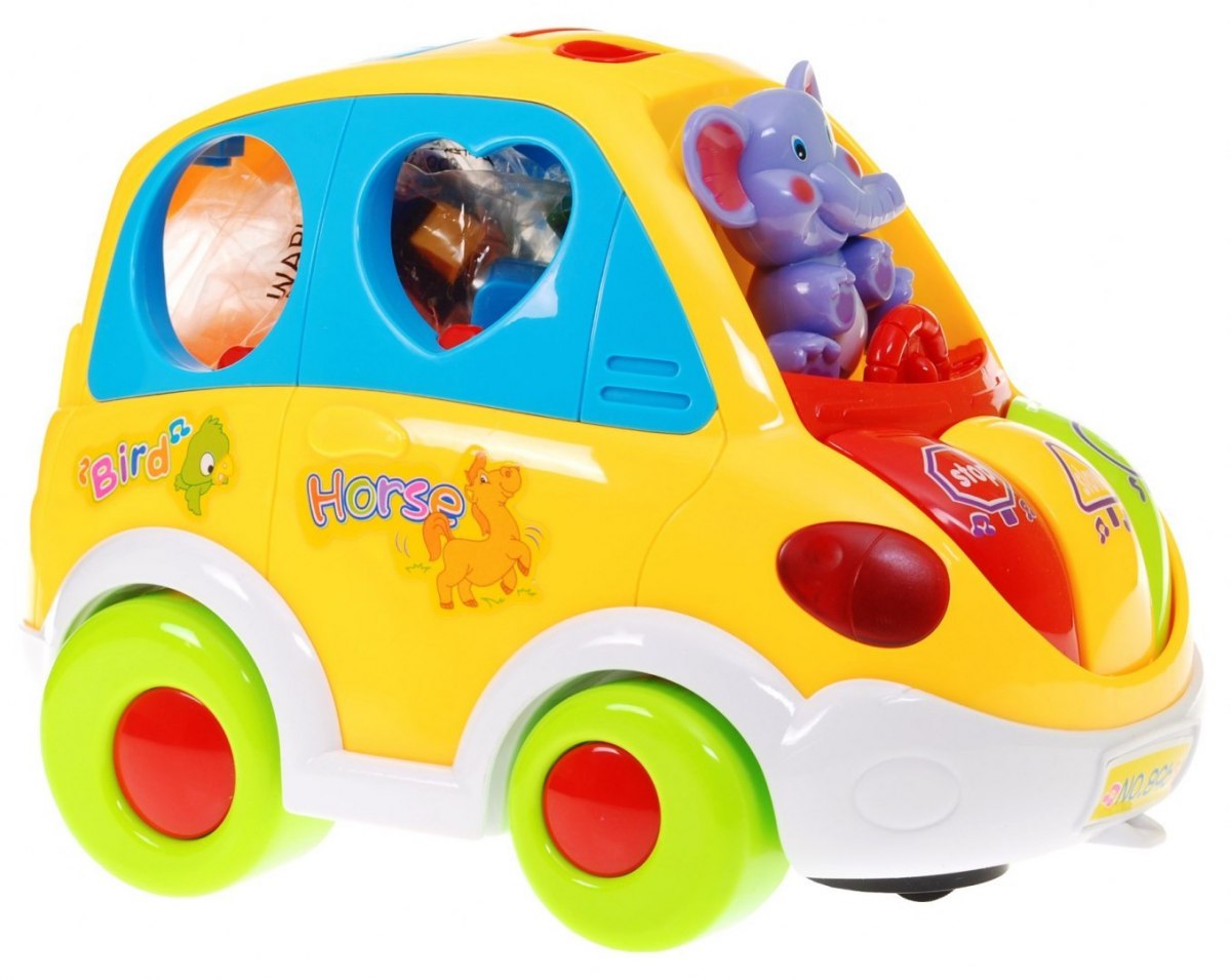 

Kolorowy Smartbus Z Klockami Sorter Melodie