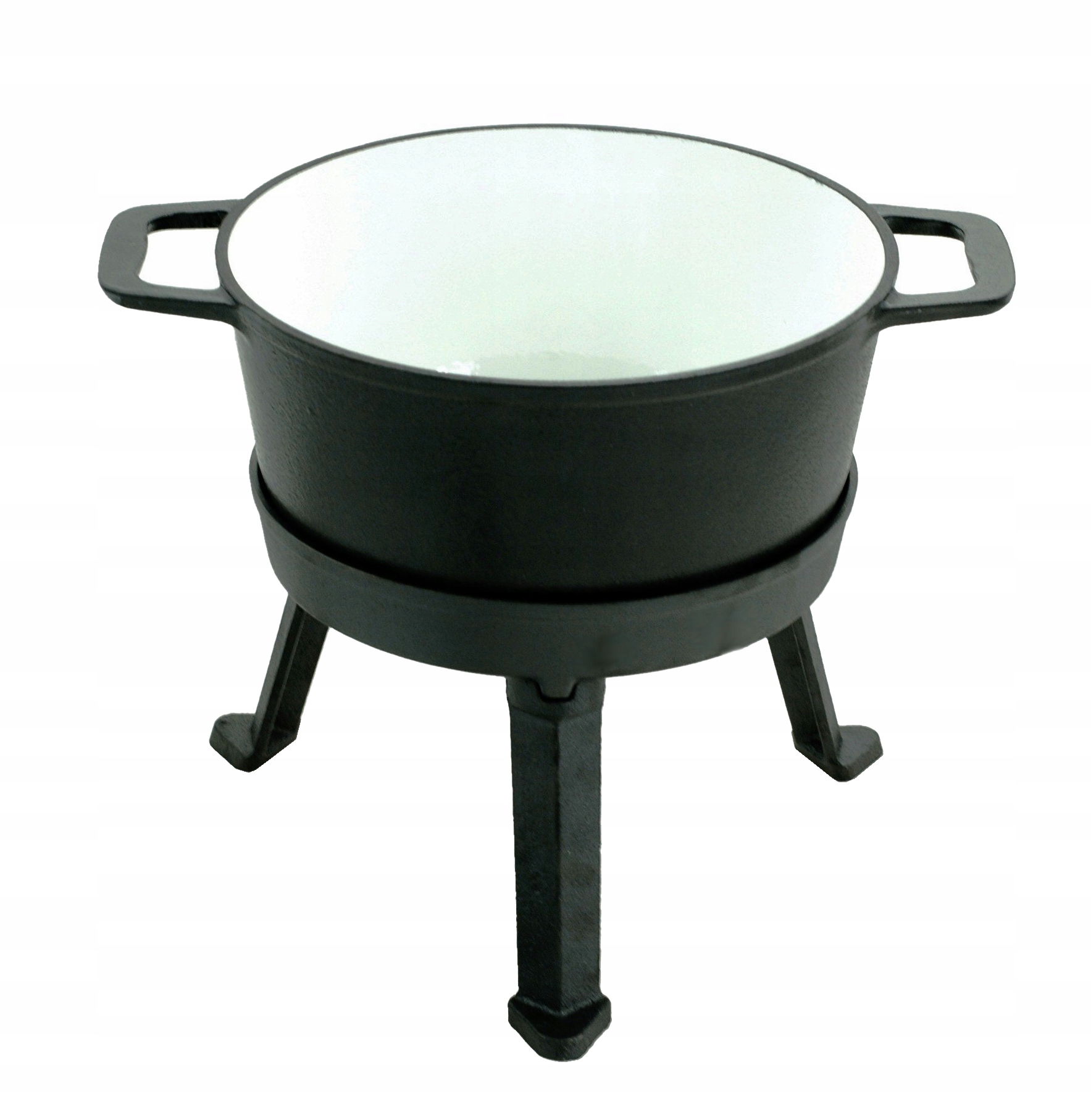 Kociolek do gotowania na ognisku patelnia kociolek mysliwski emaliowany 8l Informacje dodatkowe powłoka emaliowana