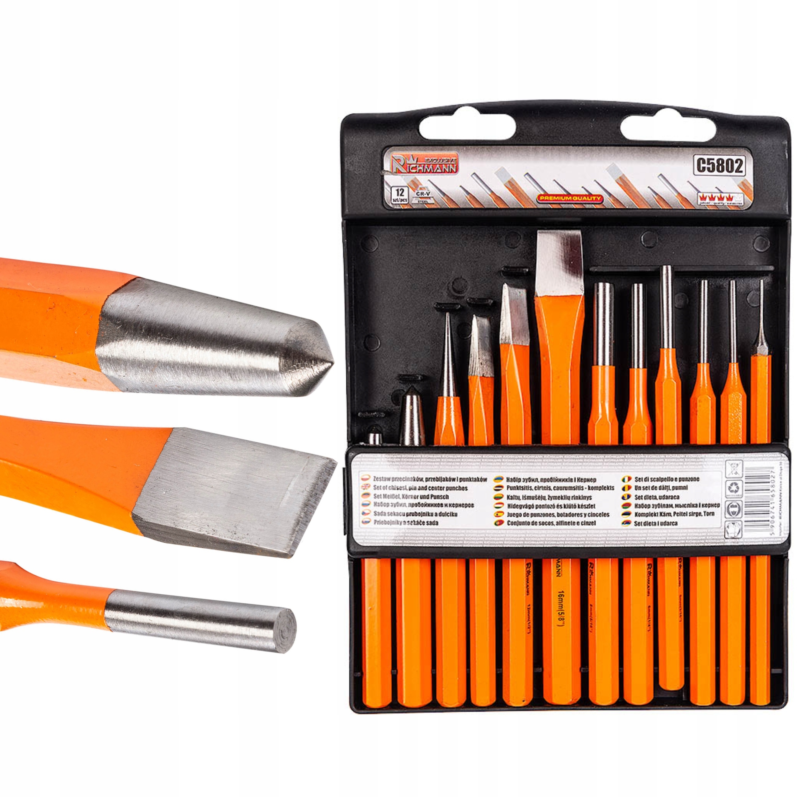 C5802 RICHMANN 12PC набір різаків і кернерів
