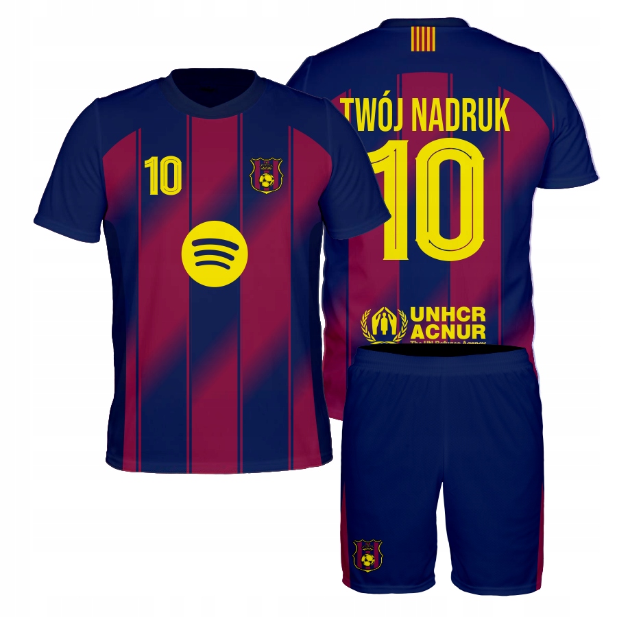 Fotbalové oblečení Barcelona tričko kraťasy Vlastní Potisk velikost 110