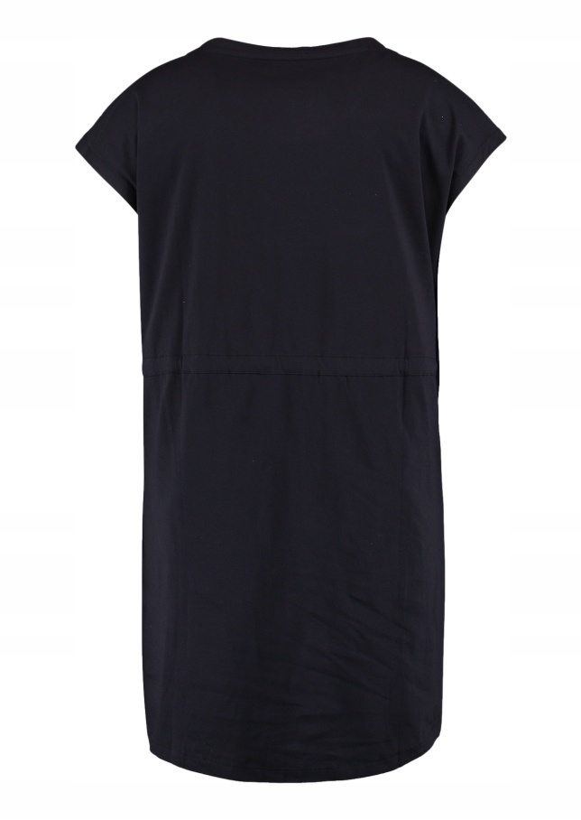 Plus Size Z-one Tmavě Modrá Šaty Mini Tunika Bavlna ZO81 44