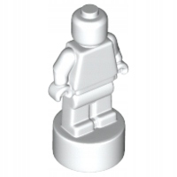 

Lego Akcesoria Statuetka Figurka Biała 90398