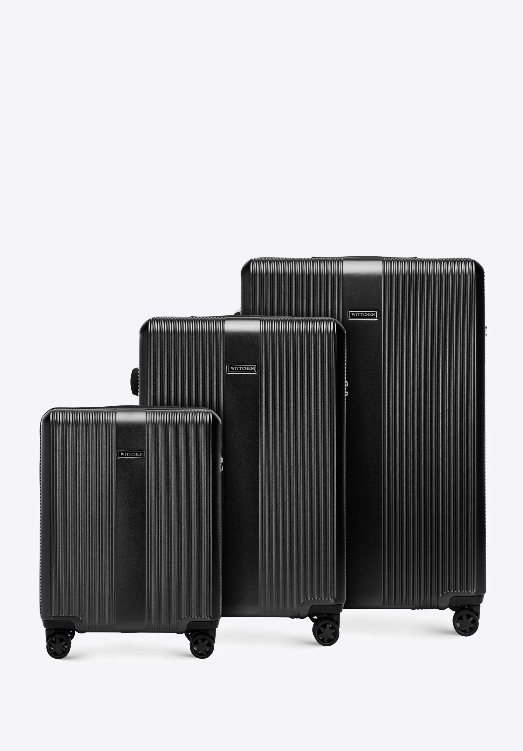 Zestaw lekkich walizek z polikarbonu Wittchen 56-3P-90S-11 zamek Tsa