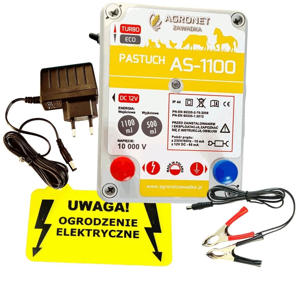 

Pastuch Elektryzator Uniwersalny 12V/230