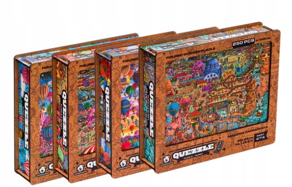 

Puzzle Drewniane Niesamowita Kapadocja Część 1-4