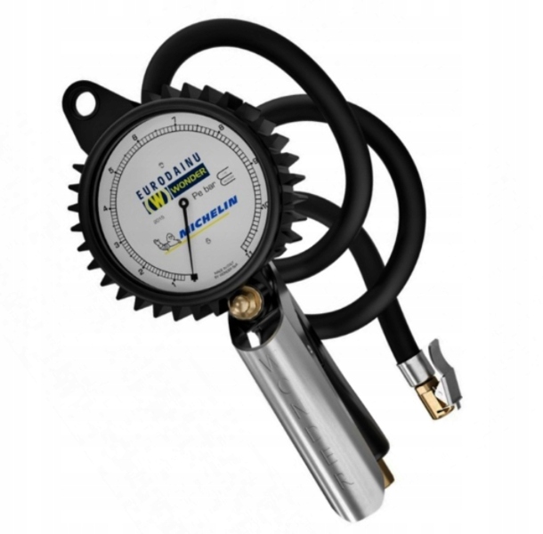 Pistolet do pompowania powietrza opon kół dętek manometr MICHELIN WONDER