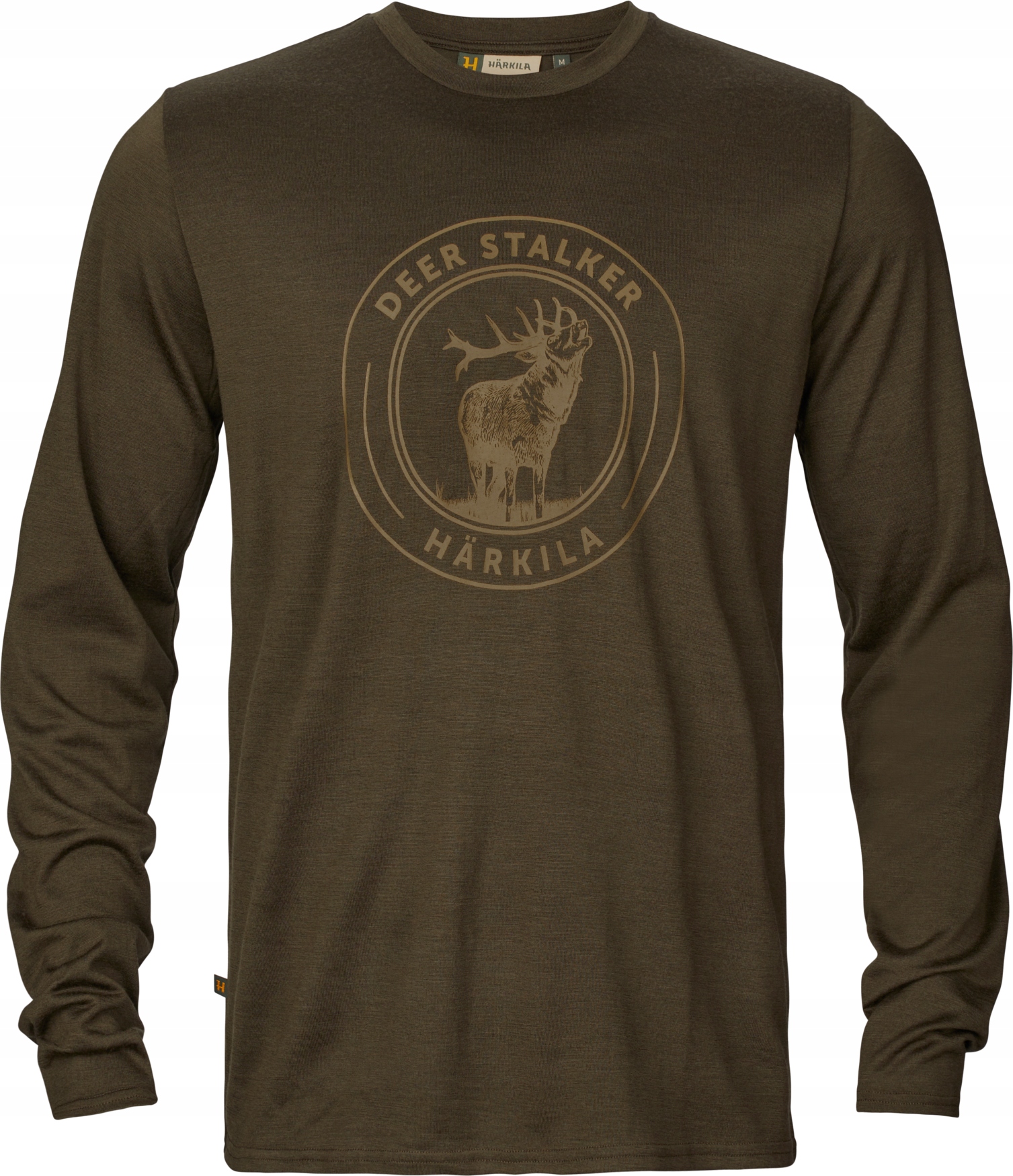 Koszulka Harkila Game L/s Willow green stag XL
