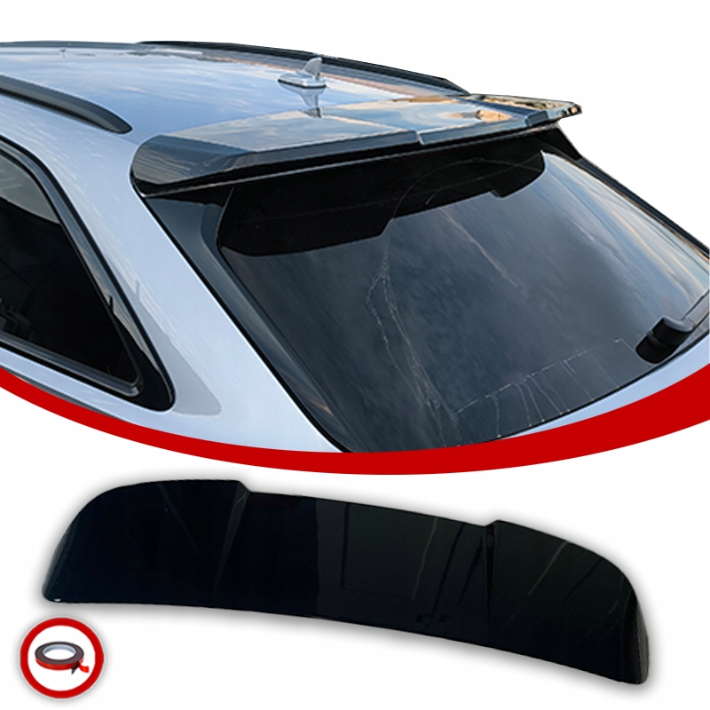 Audi A6 C8 Spoiler, Zadní Kryt Avant, Černý Lesk