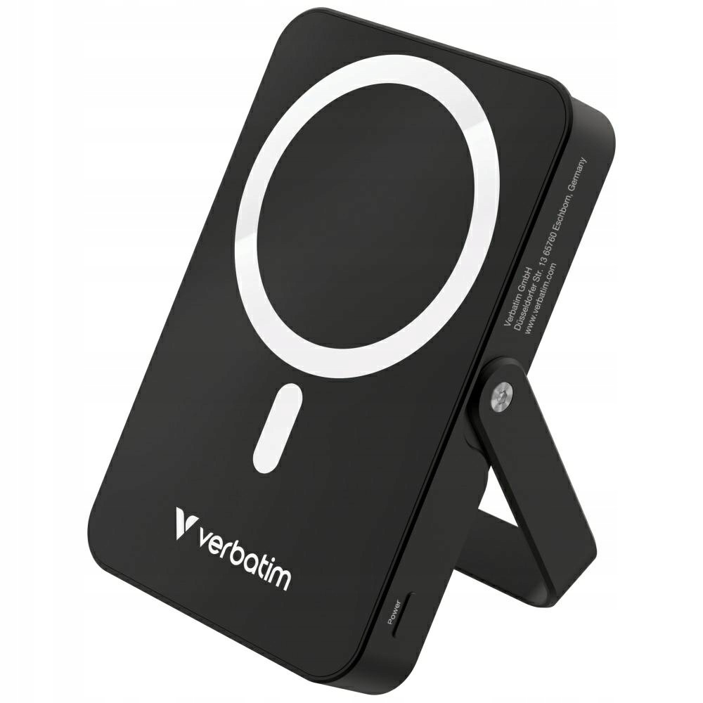 Powerbanka Verbatim Charge n Go 10000 mAh s magnetickým bezdrátovým stojánkem