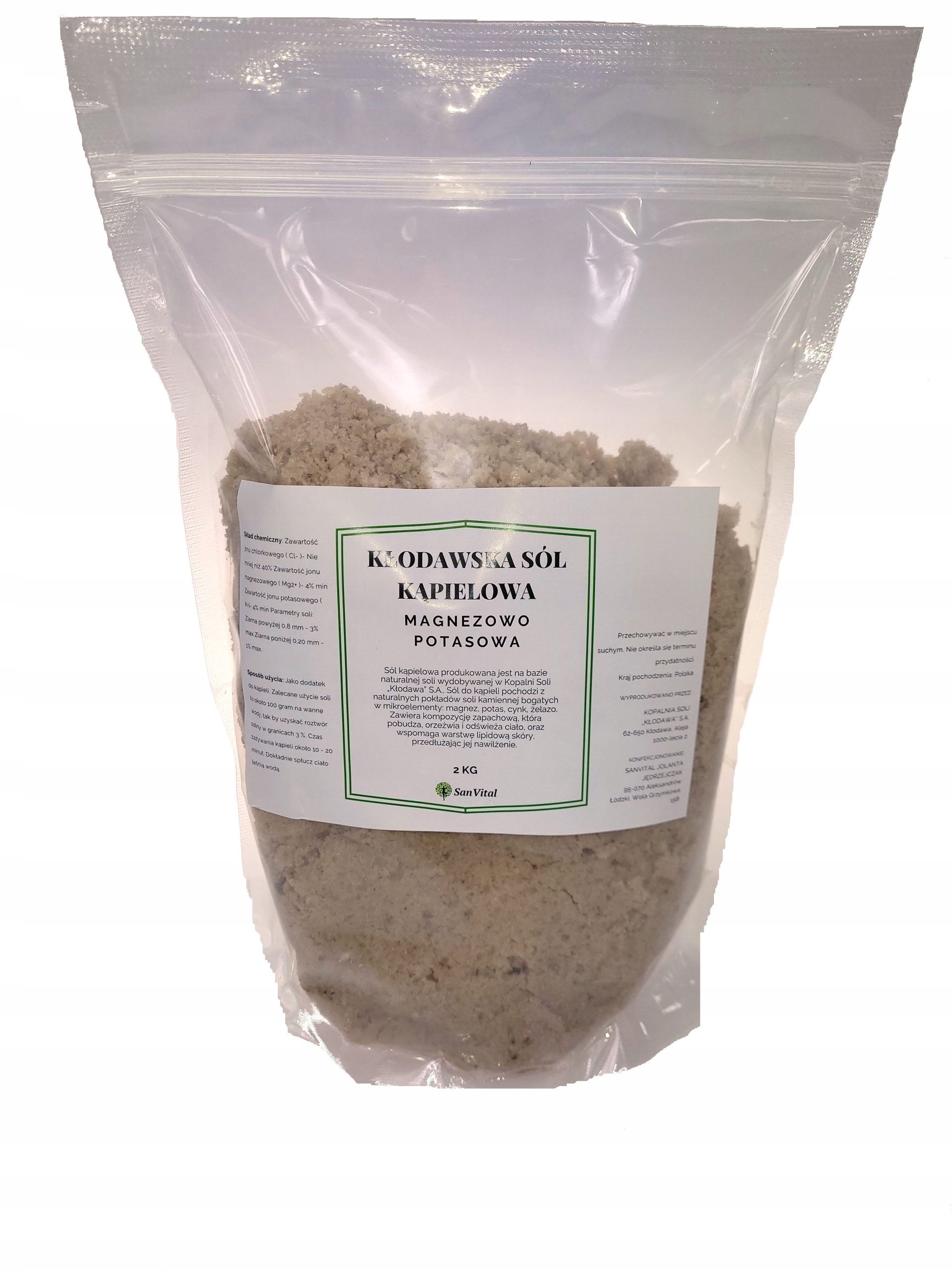 

Kłodawska sól kąpielowa magnezowo-potasowa 2000 g